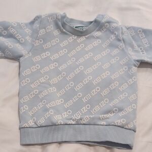 Baby blue Kenzo Logo Sweatshirt